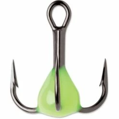 Outlet 😉 Ice Fishing Hooks VMC Glow Resin Treble Hook 2 Pack 🥰